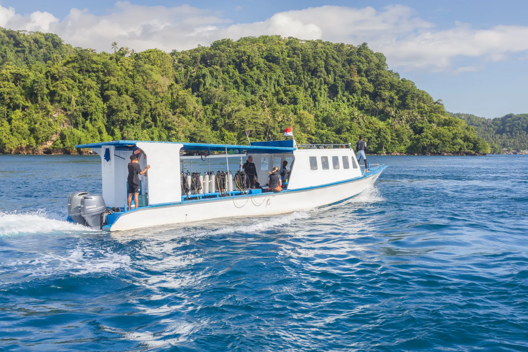 The Eco Divers dive boat