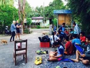 Meeting at the school