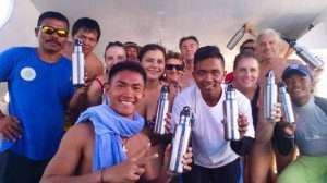 Manado Team with our nice group of divers from Spain
